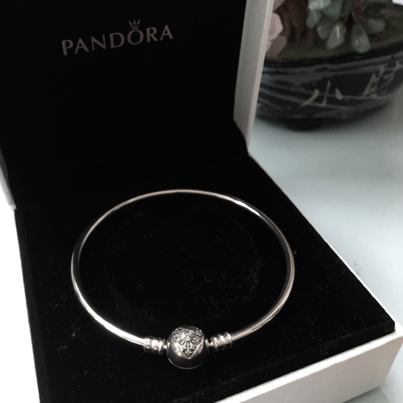 澳洲正品pandora 潘朵拉限定心型手鍊