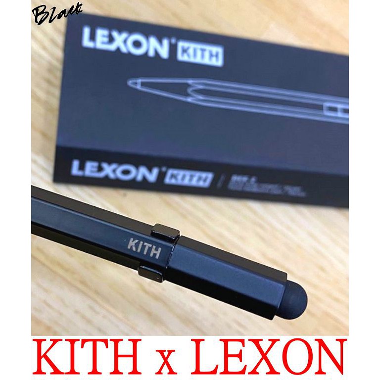 BLACK全新KITH x Lexon金屬質地雕刻Pen設計獎原子筆 (IPAD PRO IPHONE手機兼用觸控筆)