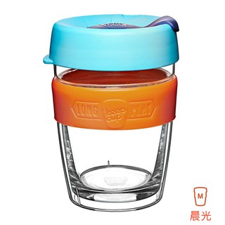 澳洲 KeepCup 雙層隔熱杯 M (晨光)，340毫升咖啡杯 12oz，雙層杯身+防滑矽膠杯環，內杯為強化玻璃