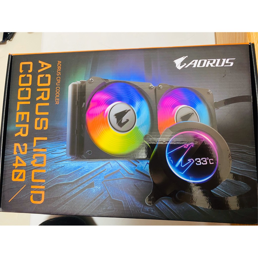 技嘉 AORUS LIQUID COOLER 240 水冷 全新未拆