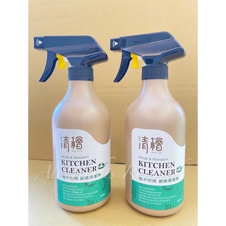 清檜 檜木柑橘廚房清潔劑 500ml Hinoki Life 鍋具餐具排油煙機清潔劑 流理臺清潔劑 抽油煙機清潔劑
