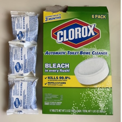 CLOROX 高樂氏馬桶漂白清潔錠 100克×3入