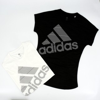 ADIDAS SS BOS LOGO TEE 女款 涼感 透氣 訓練 短袖上衣 EB4498黑/EB4501白