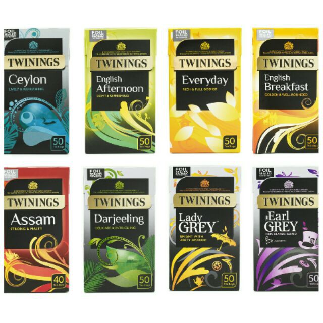 【英國代購 】英國 Twinings 唐寧經典茶系列 50入 #伯爵茶 #英式早餐茶 #錫蘭紅茶#大吉嶺紅茶