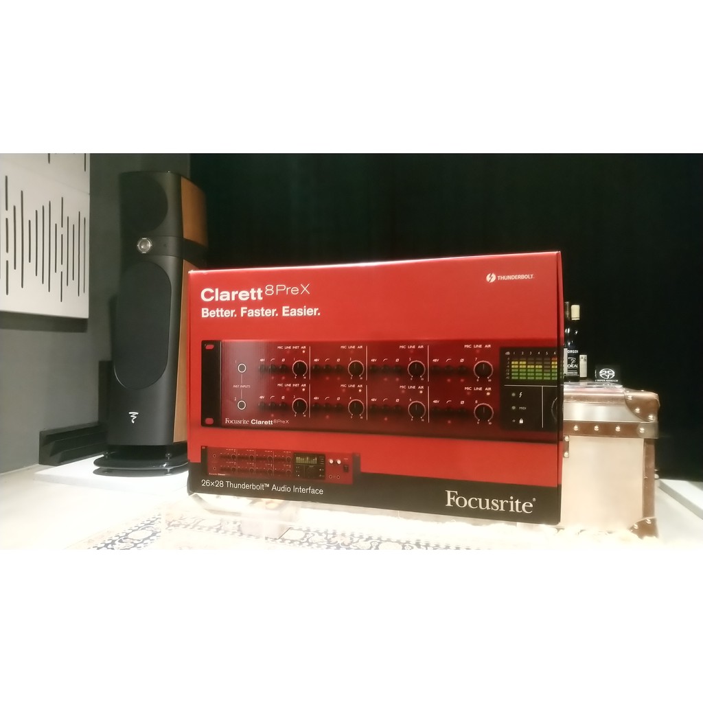 [ 沐耳 ] 英國精品 Focusrite Clarett 8PreX 26輸入28輸出Thunderbolt 錄音介面