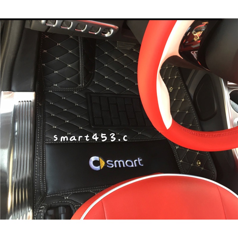 smart 451舊款用 / 全包式踏墊/後墊組.