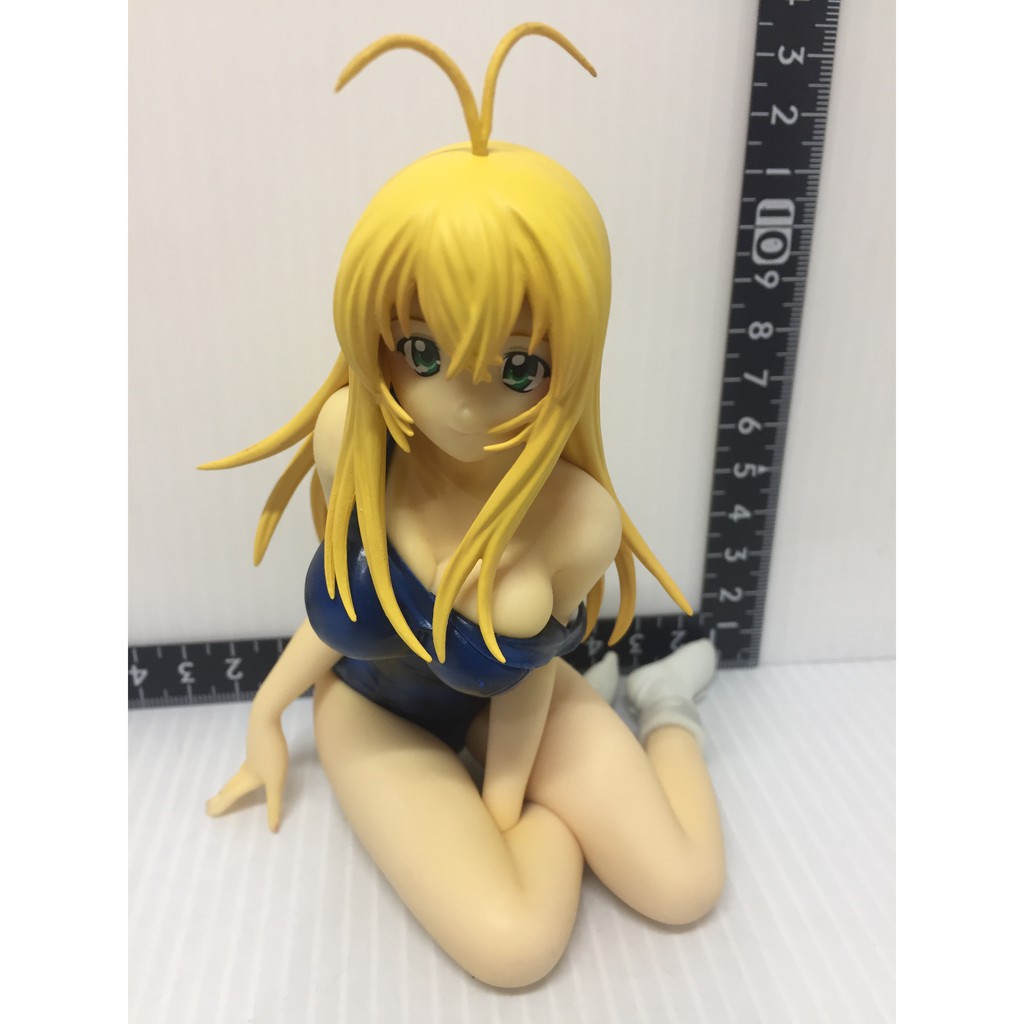 正版日版一騎當千孫策伯符學校泳裝pvc 1 6 藍色公仔模型 蝦皮購物