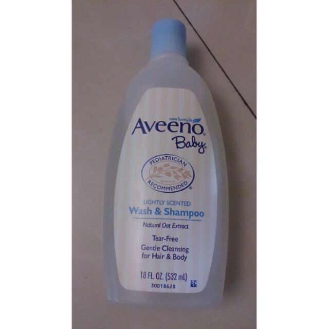 Aveeno天然燕麥寶寶溫和洗髮&amp;沐浴乳 18oz(532ml)