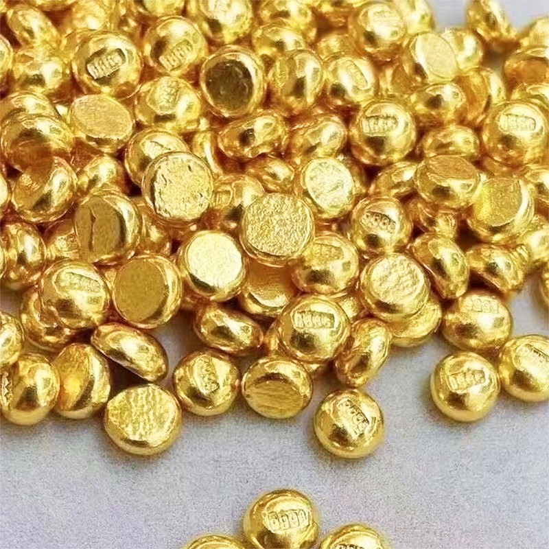 純金9999 0.266錢 小金豆 1g  五色平安許願瓶 國際金料手工製作 保值  黃金 迎鶴金品 ZZ-