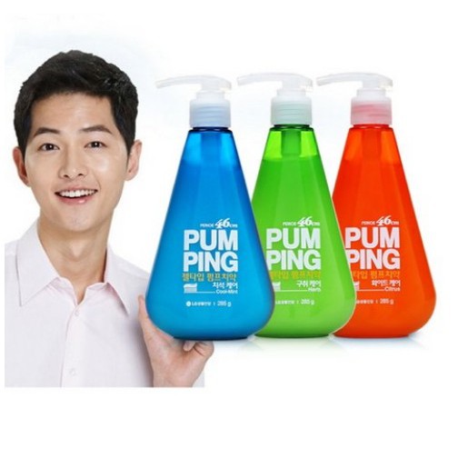 Lg 韓國 Perio 抽牙膏 3 瓶 / 塔塔護理, 口臭護理, 白色護理