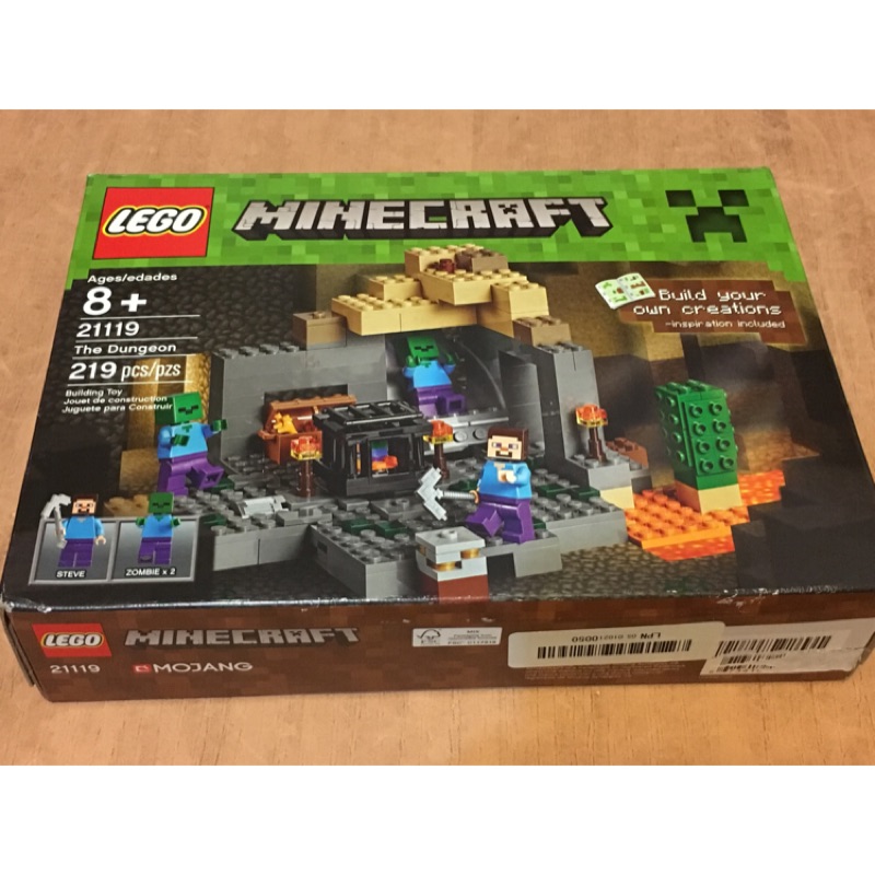 全新正版樂高麥塊 LEGO minecraft 21119 地牢 地下城 絕版品