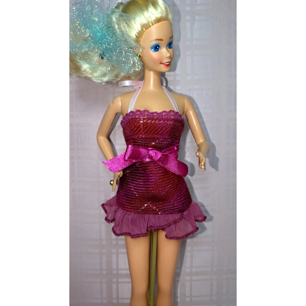 美泰兒 芭比晚宴服 懷舊芭比 娃娃 服飾 二手衣 骨董芭比 MATTEL Barbie 正版芭比 芭比娃娃二手衣出清