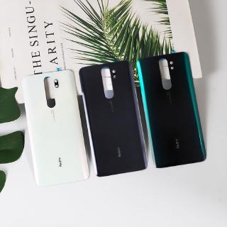 REDMI XIAOMI 小米紅米 Note 8 Pro 電池蓋玻璃後蓋手機更換部件 + 貼紙膠外殼