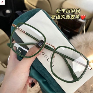 眼鏡 復古大框近視眼鏡 女圓臉濾藍光阻隔輻射素顏神器韓版潮護眼睛平光架
