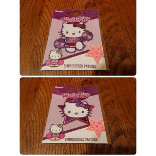 三麗鷗 Hello Kitty 刺繡貼 衣服包包配飾
