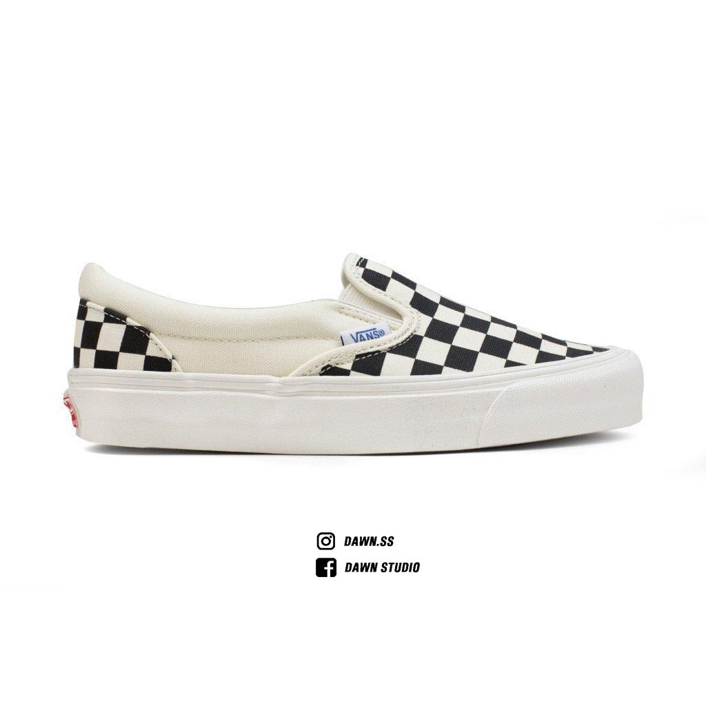 vans og classic slip on checkerboard