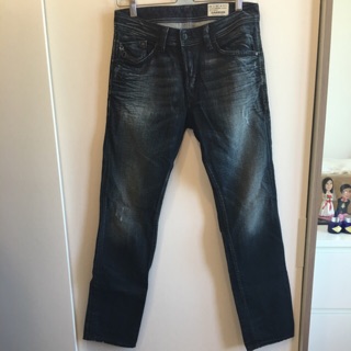（全新）義大利 DIESEL SLIM-TAPERED 牛仔褲 diesel男性牛仔長褲
