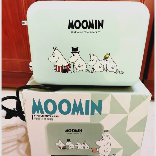 MOOMIN魯魯米有辦法吐司機蒂芬尼色綠色吐司跳式烤箱全新屈臣氏