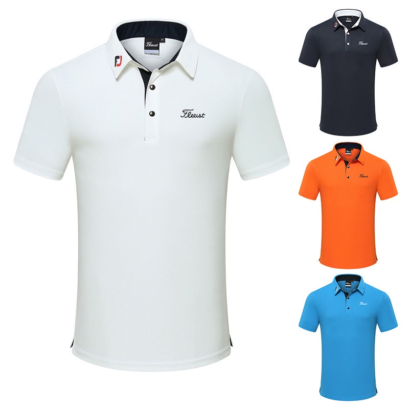Titleist  golf男高爾夫球服裝短袖T恤戶外運動透氣速乾上衣球服球衣2020夏