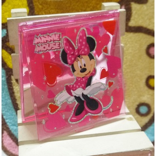 正版﹝Disney﹞授權※Mickey Mouse米老鼠※【MINNIE米妮家族雷射方鏡造型】折鏡/立鏡/隨身鏡