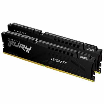 Kingston 金士頓 Fury Beast DDR5 5600 16G(8Gx2) 桌機用超頻記憶體