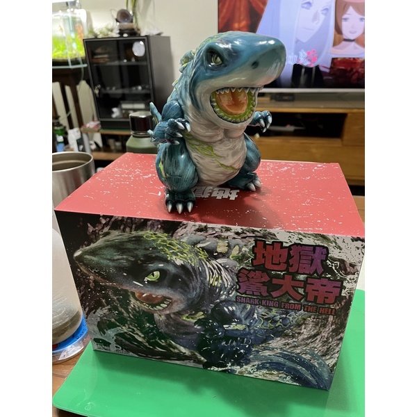 TTF 玩具展Momoco Studio 毛毛二地獄鯊大帝一期色設計師玩具公仔