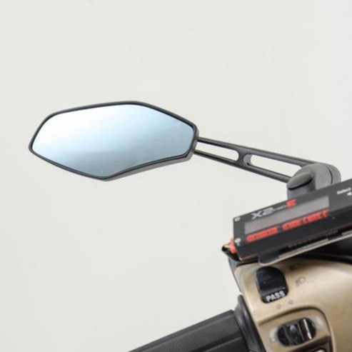 【MAGAZI】 MG-1827 鍛造牛角藍鏡 雙刃牛角藍鏡 後視鏡 後照鏡