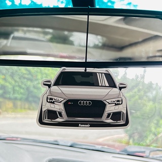 Fomoair香片 木質香 渣男香 奧迪 AUDI RS R3汽車 車用 香 香氛片 改裝 吊飾 除臭