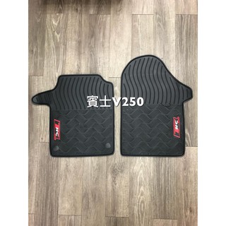【猴野人】BENZ 賓士 W447/Vito/V220D/V250D 汽車腳踏墊，優質橡膠 耐磨防水 抗髒耐熱，商旅車