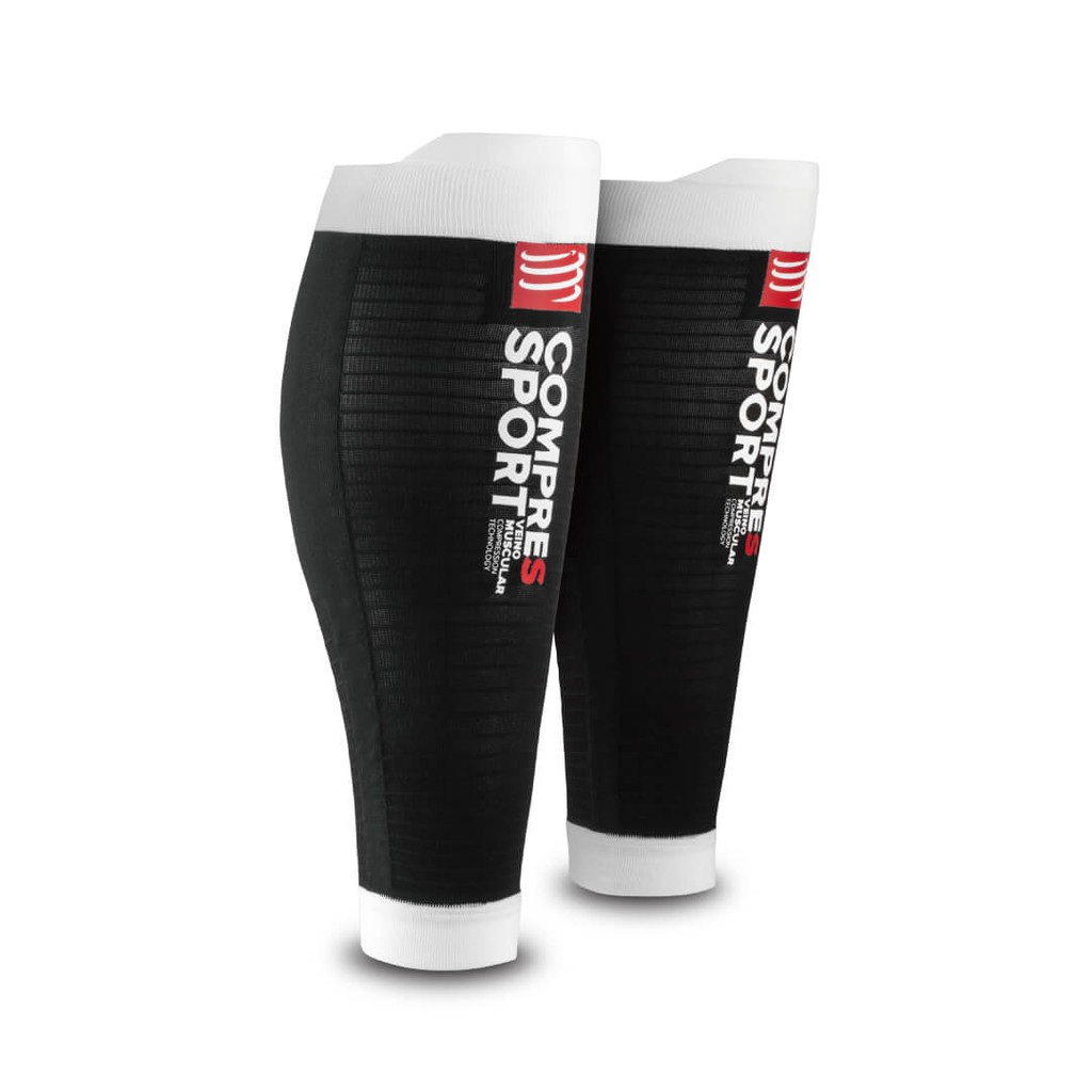 瑞士 COMPRESSPORT R2 OXYGEN 高透氧小腿套 (黑)