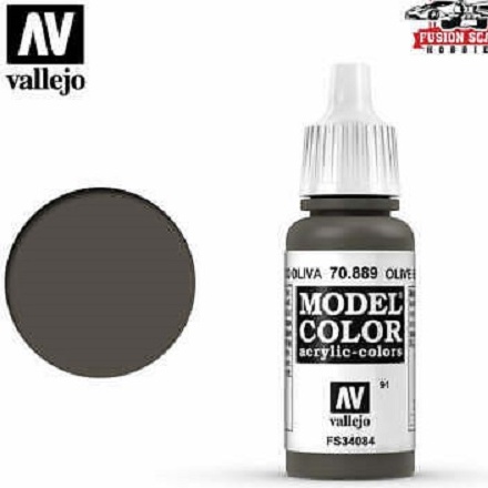 Acrylicos Vallejo 模型色彩 Model Color 091 70889 橄欖棕色 東海模型