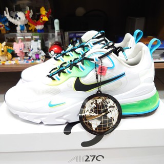 【小八】Nike Air Max 270 React SE WW Worldwide 白綠 CK6457-100