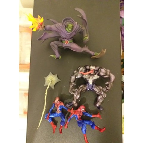 marvel legends 漫威 蜘蛛人 猛毒 毒液 綠哥布林 SPIDER-MAN 早期 盒玩 玩具 海洋堂 復仇者