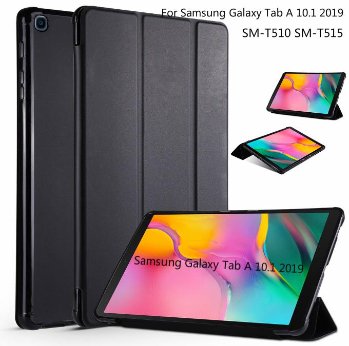 SAMSUNG 三星 Galaxy Tab A 10.1 2019 SM-T510 SM-T515 超薄智能三折保護套