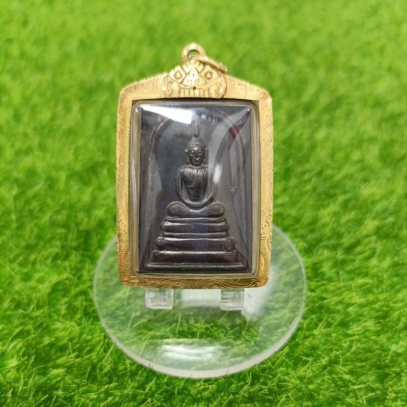 ［泰梵心］龍婆培-2539年-崇迪佛🇹🇭包泰國金殼、全方位、金屬牌