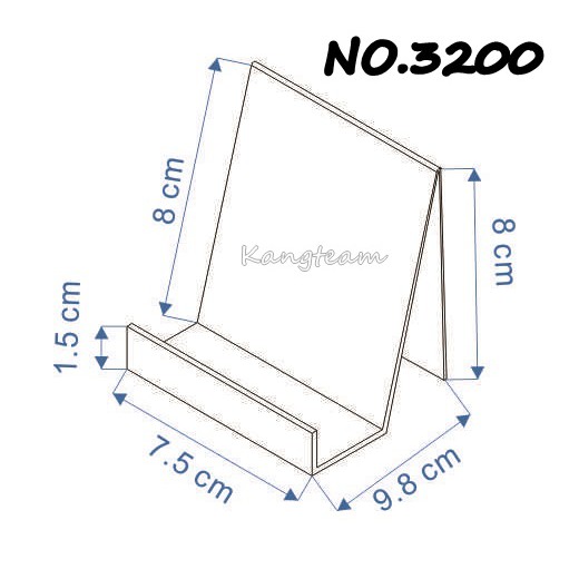 LIFE徠福 壓克力手機專用展示架 壓克力架 書架 NO.3200 小/NO.3201 大