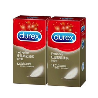 Durex杜蕾斯 超薄裝保險套12入x2(共24入)