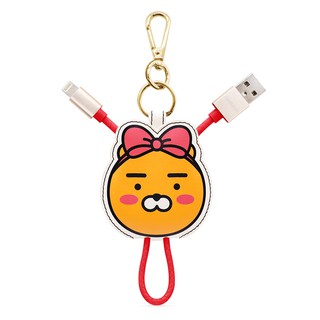 GARMMA KAKAO FRIENDS Apple Lightning 皮革吊飾傳輸線 RYAN 充電線 充電器 萊恩