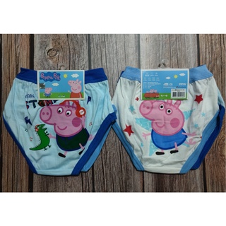 台灣製 喬治男童三角內褲 粉紅豬男童三角 佩佩豬男童三角100%棉 OP褲頭 兩件一組
