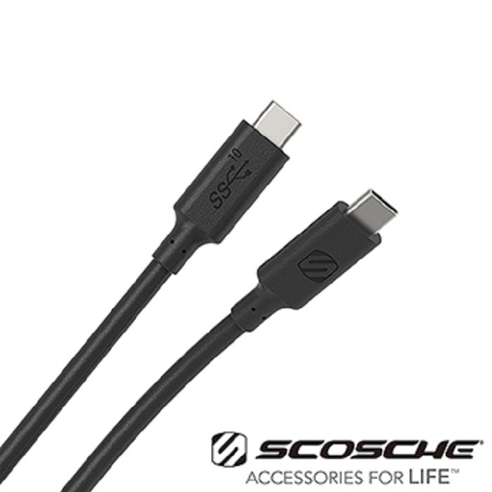SCOSCHE USB-C 10Gbps傳輸充電線
