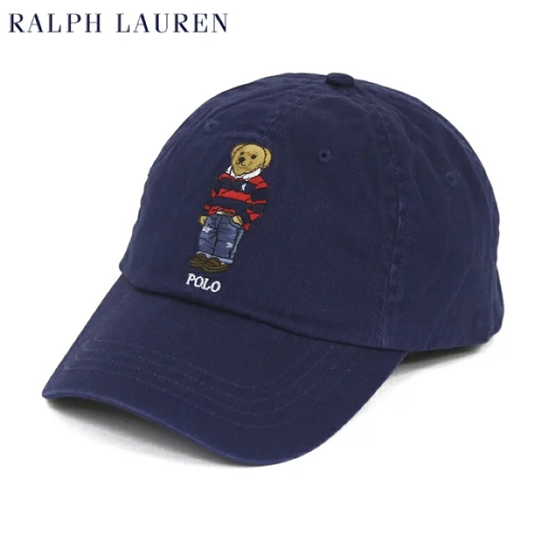 XENO}日本正品POLO RALPH LAUREN BEAR EMBROIDERED BASEBALL CAP老帽| 蝦皮購物