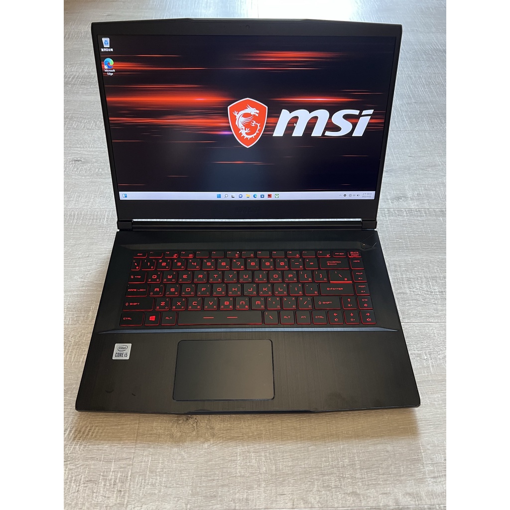 MSI 電競筆電 GF65 10UE I5-10300H 16G 512G RTX3060 二手筆電 定金20000