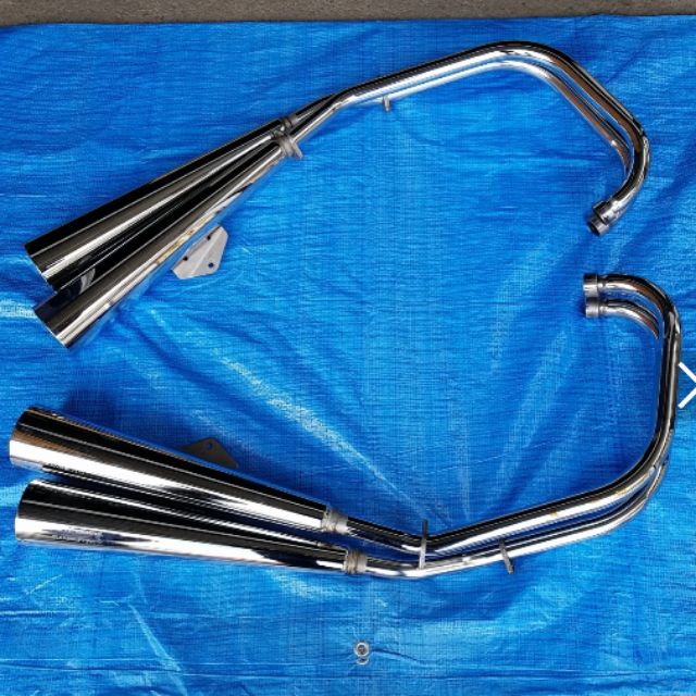 年終出清cb400four Nc36 原廠排氣管四出排氣管cb400 Vtec 稍作調整可直上 蝦皮購物