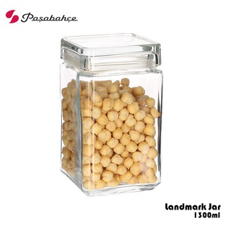 【Pasabahce】Landmark Jar 磚塊形玻璃儲物罐 磚形儲物罐 密封罐 玻璃儲存罐