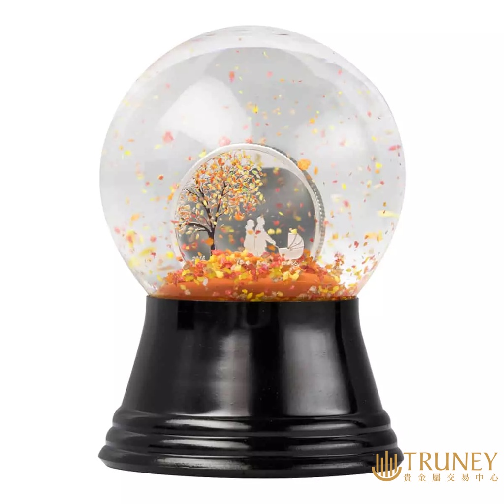 【TRUNEY貴金屬】2018庫克群島印度夏季水晶球紀念性銀幣/英國女王紀念幣