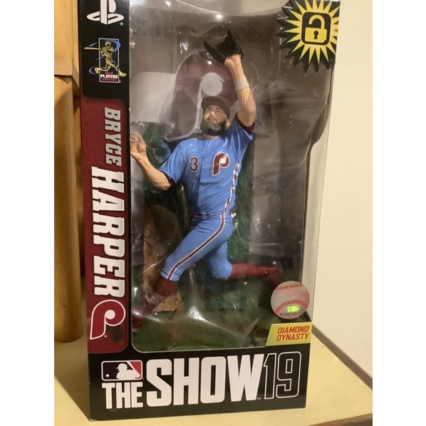 免運費MLB公仔 imports dragon the show19費城費城人隊Bryce Harper