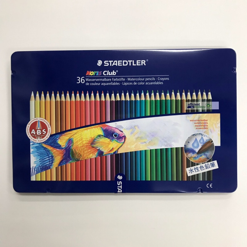 Staedtler 德國施德樓鐵人水性色鉛筆 36色 蝦皮購物