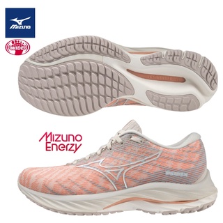 MIZUNO 美津濃 WAVE RIDER 26 一般型超寬楦女款慢跑鞋 粉橘 J1GD220629 <曼哈頓運動休閒館