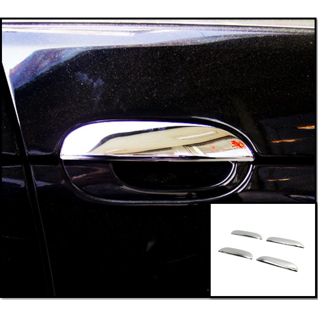 圓夢工廠 BMW 5 E39 1995~2004 520 523 525 528 改裝 鍍鉻銀 車門把手蓋 門把手外蓋貼