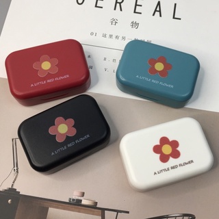 現貨/小花隱形眼鏡盒/隱形眼鏡盒/輕巧/小型
